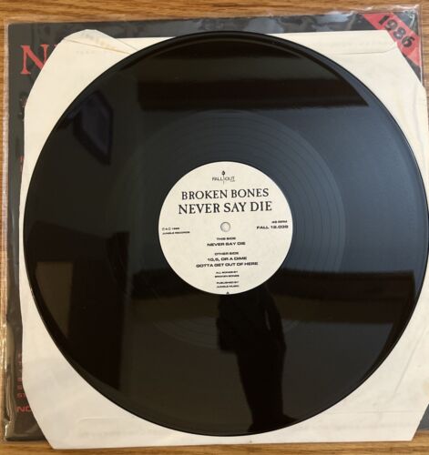 Broken Bones -never Say Die , Combat Core 1986 12” Ep - Picture 3 of 4