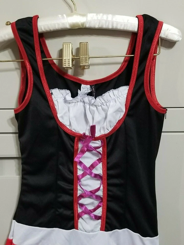 LEG AVENUE JR TEEN SMALL MEDIUM LITTLE RED RIDING HOOD HALLOWEEN COSTUME DRESS - Image 3 of 4