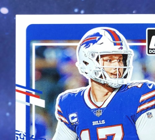 2023 Panini Josh Allen Nome Completo Variazione SSP Buffalo Bills Donruss Calcio - Foto 10 di 13