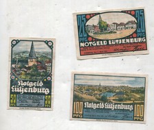 Pieniądze awaryjne: Lütjenburg Schleswig-Holstein 3 sztuki (674)