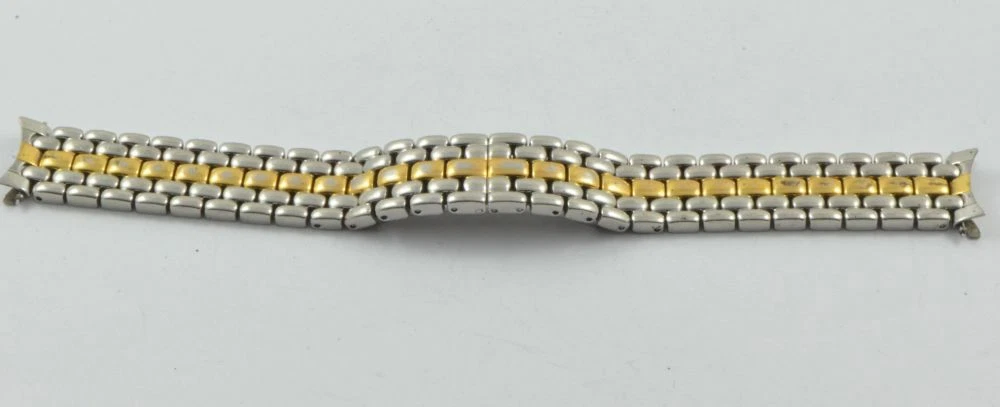 Bracelet De Montre Vintage Maurice Lacroix En Cuir D'autruche - Largeur 14mm, Profilé 6mm - Occasion