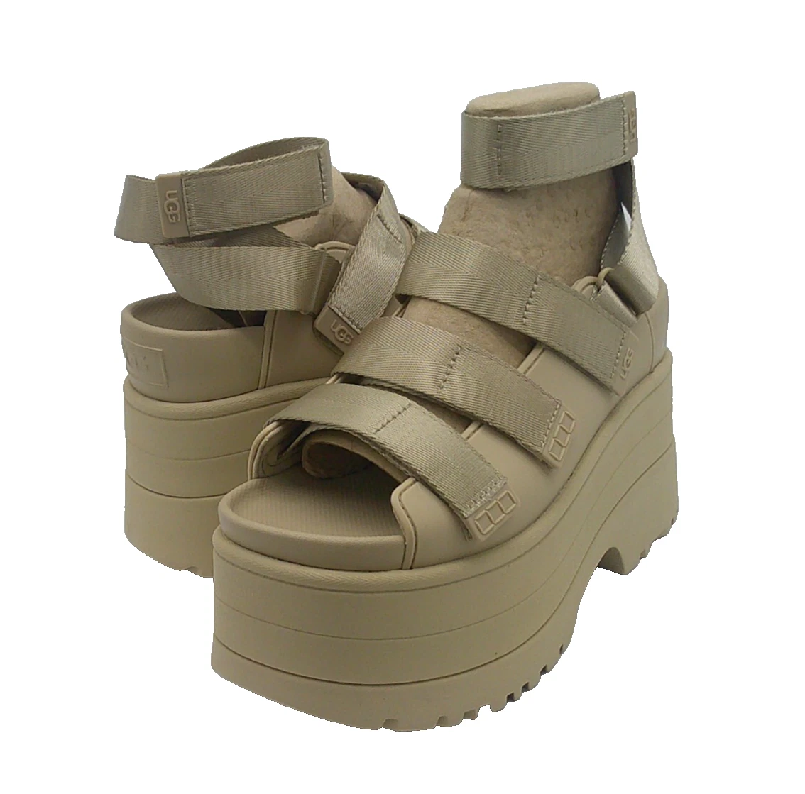 UGG GOLDENR SANDALO DONNA SEMI DI SENAPE US 7 UK 5 EU 38 JP 24