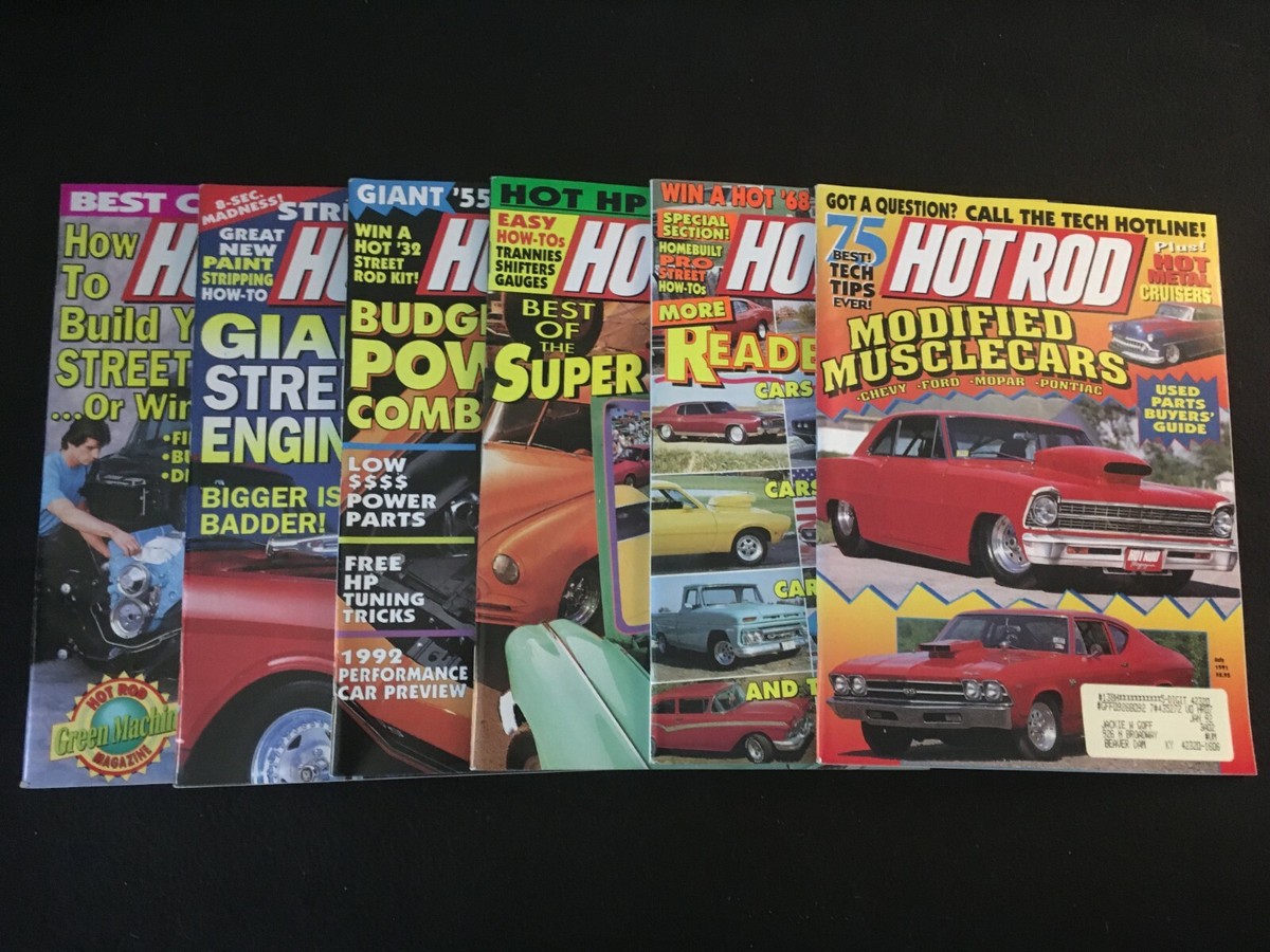 HOT ROD Jan., Feb., Mar., May, June, July, Aug., Sept., Oct., Nov