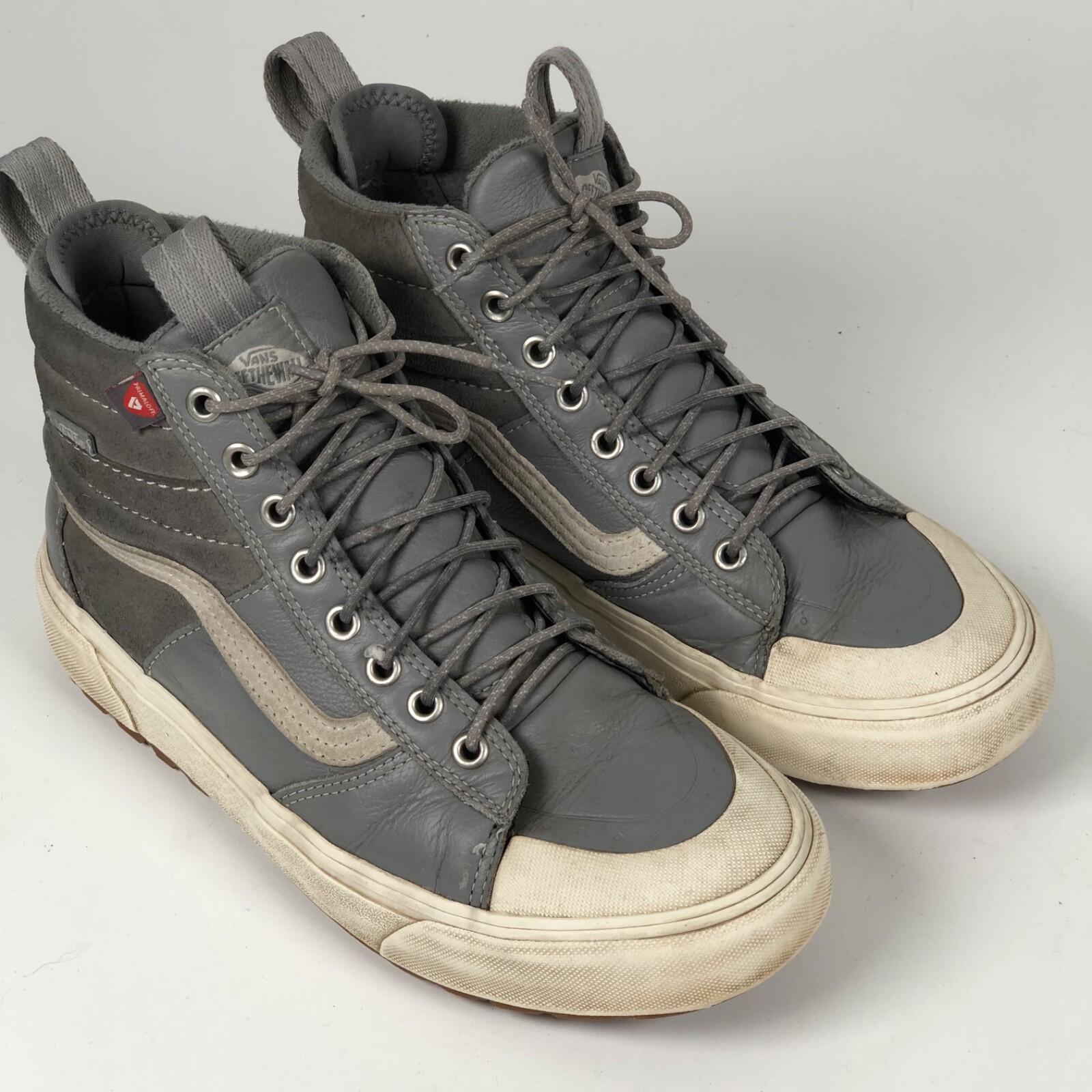 SAOLA Scarpe da skate Vans MTE Sk8 Hi da uomo taglia 8 donna 9 5 in pelle grigia