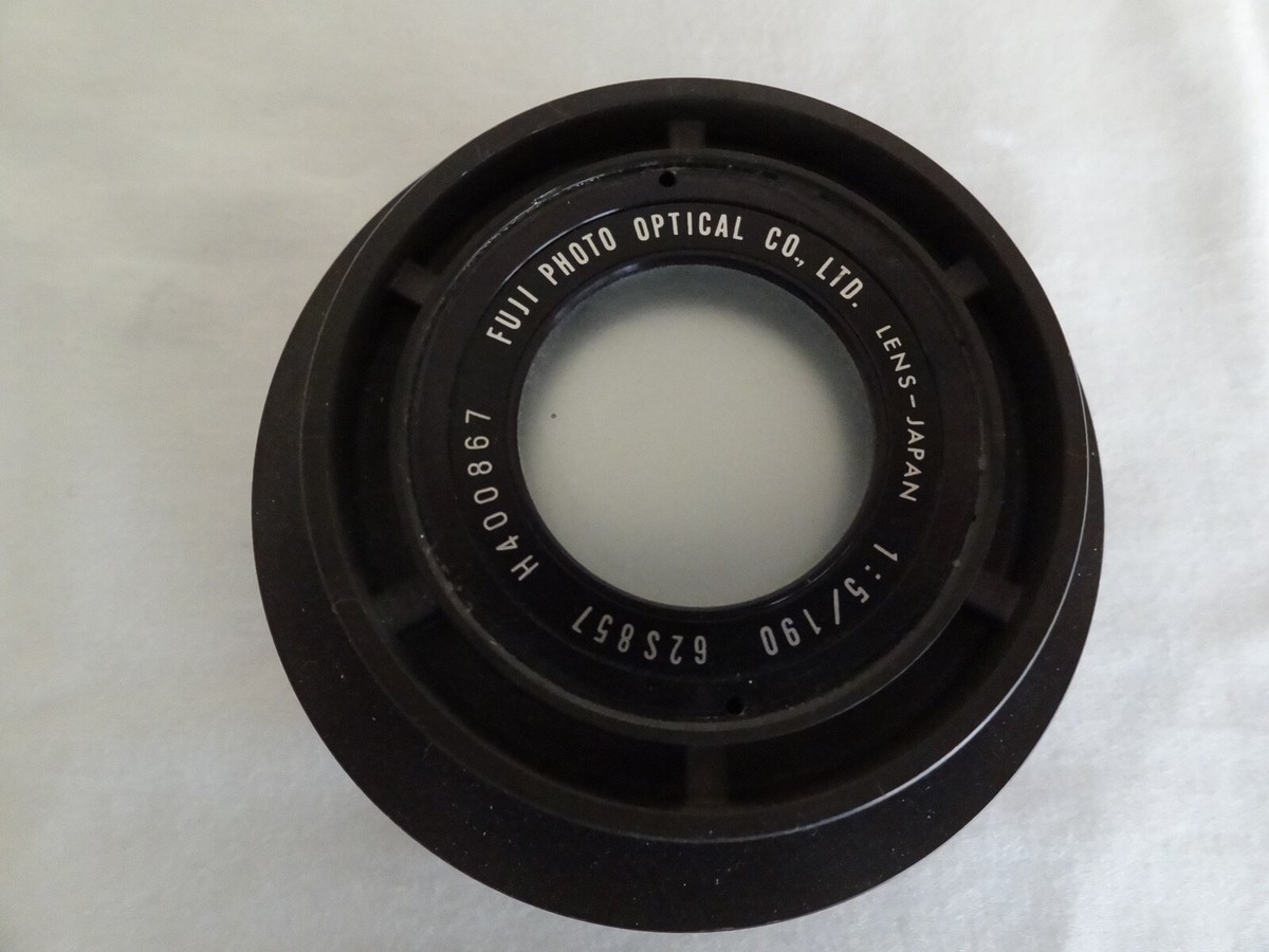 FUJI OPTICAL LENS 1:5/190 62S857 H400867 JAPAN | eBay
