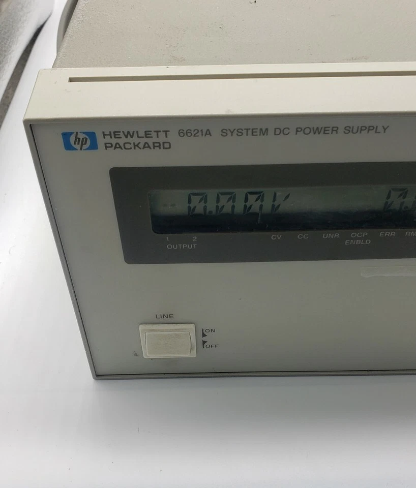 HP 6621A System DC Power Supply 80W 7V/10A 20V/4A - TESTED - Image 3 of 4