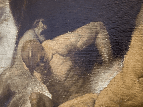 1921 Painting by Szentagotay after Benczur 43 x 31 inch framed -'Paranormal Man' - Picture 12 of 14