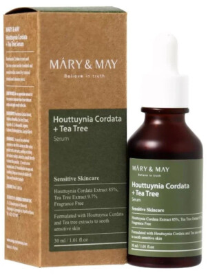 Mary&May Houttuynia Cordata +Tea Tree Serum, Korean Cosmetics, Kbeauty, sample