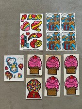 LOT VINTAGE MELLO SMELLOS SCENTED STICKERS CHOOSE 1980s Love Gumballs Ice Cream