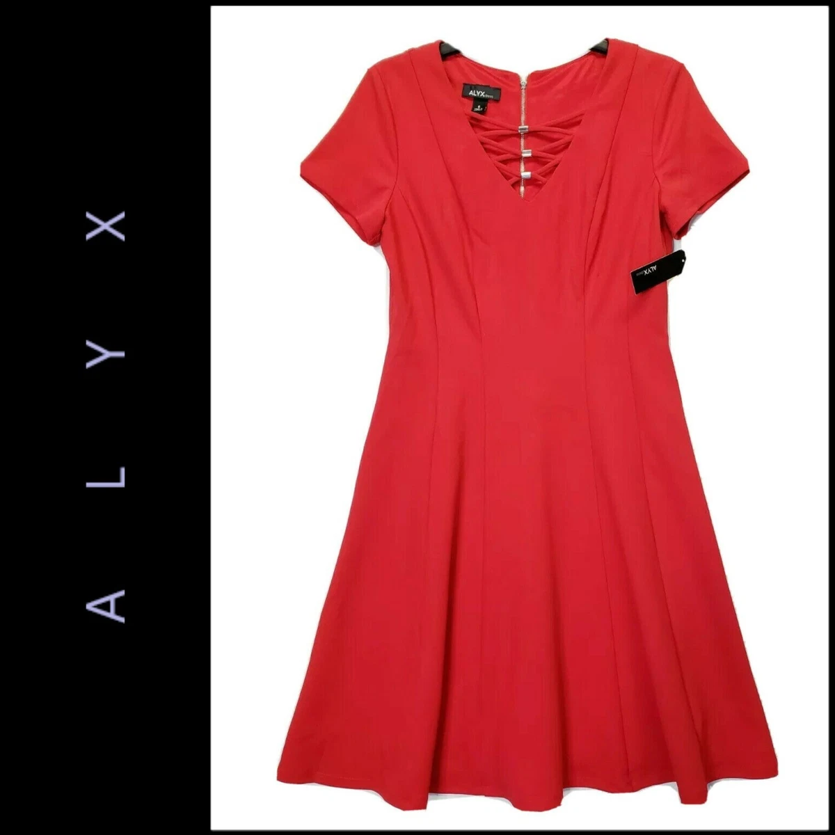 Alyx short sleeve fit & flare dress sales