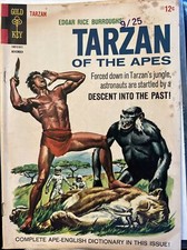 TARZAN OF THE APES # 154 GD+ GOLD KEY COMIC 1965 SILVER AGE EDGAR RICE BURROUGHS