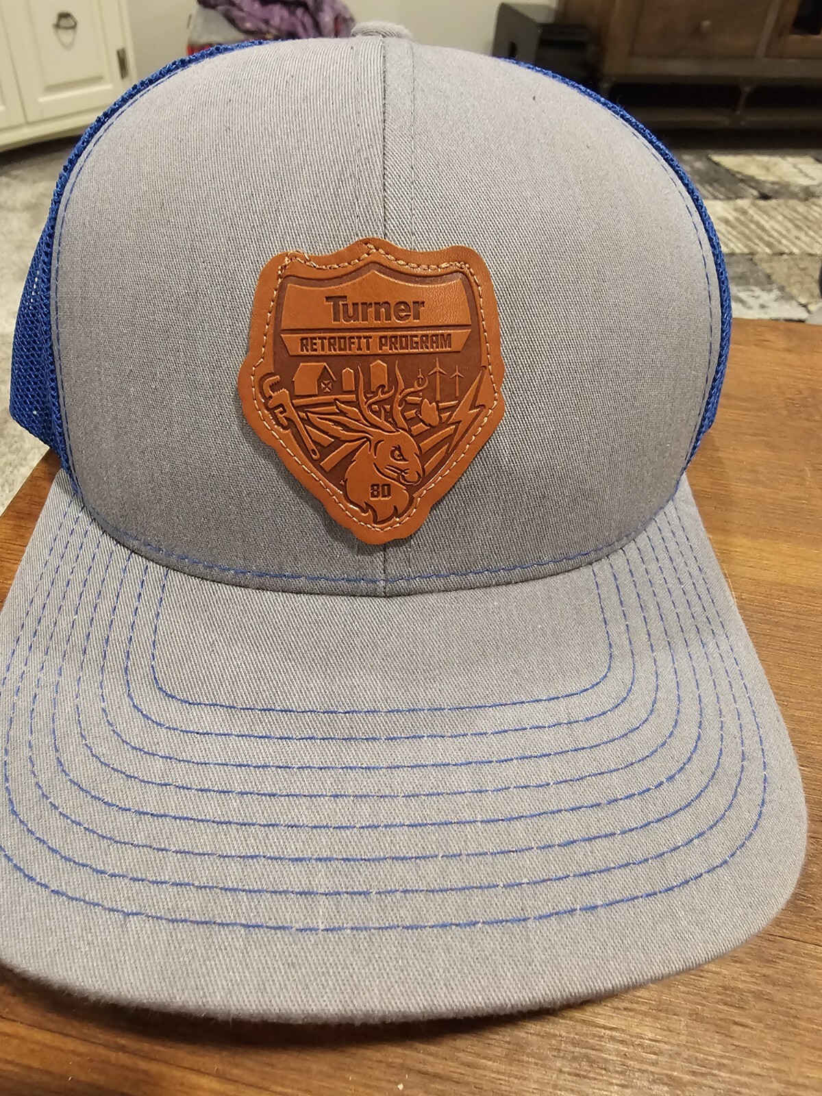 Turner Retrofit Program Leather Patch Hat Cap Sna… - image 2