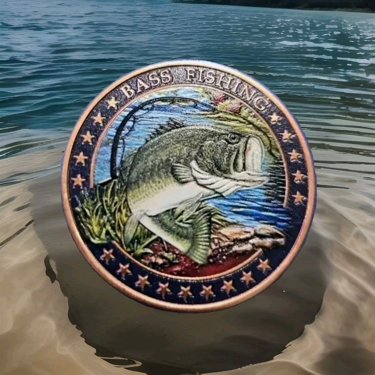 金盃　9個 1 oz Colorized Copper Bass Fishing Rounds Colorized 999 | eBay
