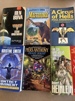 6 Interesting Science Fiction Novels Bova Anthony Heinlein Simak Anderson
