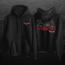 Victory Vision Tour 2008-2018 Motorcycle Hoodie for Touring Bikers