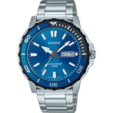 CASIO “Marine Monster” MTD-125D-2A1 Orologio Uomo Acciaio Quadrante Blue