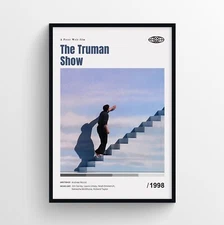The Truman Show Movie Poster Print, Wall Art - Unframed