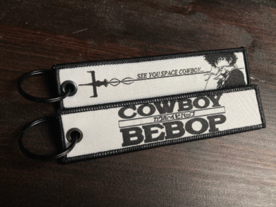Cowboy Bebop Anime Woven Keychain Jet Tag See You Space Cowboy | eBay