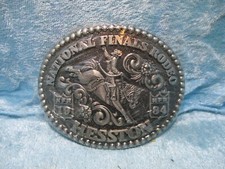1984 National Final Rodeo Hesston Belt Buckle