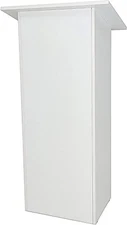 Returned Item White Manufactured Wood Podium Church Pulpit School Lectern