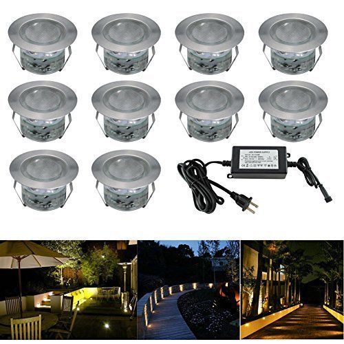 Low Voltage LED Deck Lighting Kit Stainless Steel Waterproof Outdoor
