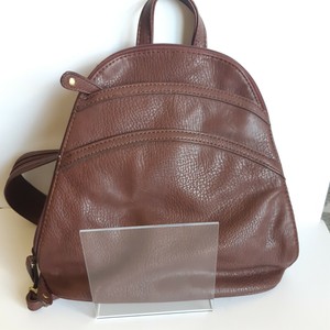 clarks leather backpack