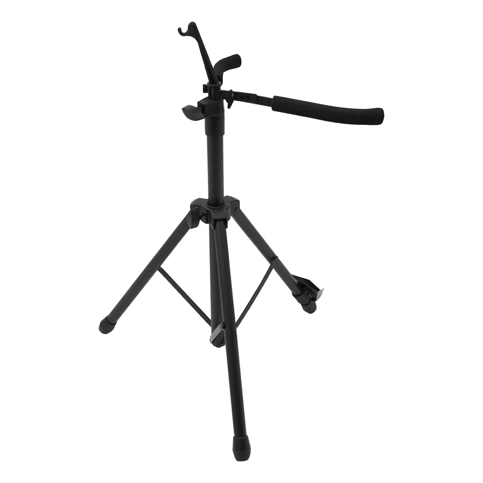 Adjustable Foldable Stand for Cello with Hook for Bow - Black - Image 4 of 4