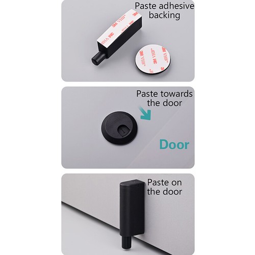 Furniture Hardware Wardrobe Plastic Buffer Soft Close Damper Cabinet Door Pus _t