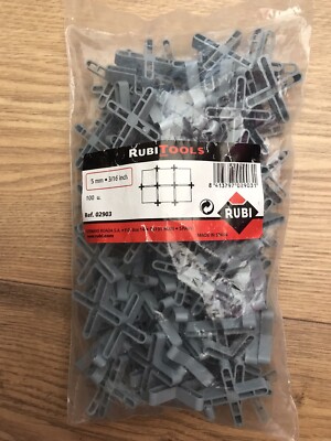 Rubi Tool graue Fliesenabstandshalter x 100