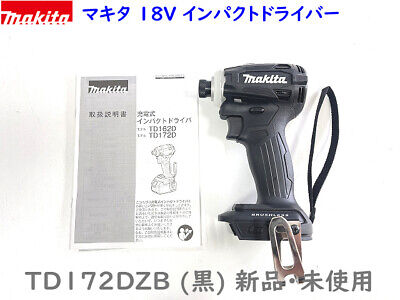 Makita Td172d Impact Driver Td172dzb Black 18v Body Tool Only Japan for sale online