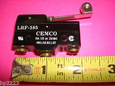 CEMCO LRF-585 General Purpose Limit Switch 15 AMP, 125 or 250VAC, 1NO/1NC, NEW