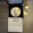 .999 SILVER MICHAEL JORDAN PHOTO COIN ROUND ENVIROMINT 9 TIME SCORING CHAMP