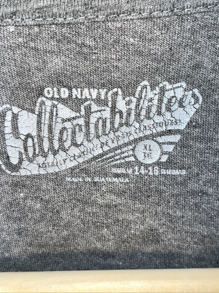 Tortugas Ninja Adolescentes Mutantes Niños ANTIGUO AZUL MARINO Coleccionables Gris Talla XL 14-16 Foto 3 de 4