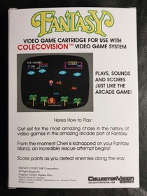 FANTASY - ColecoVision ADAM, CollectorVision Games, Rock-Ola, NEW CIB NIB Coleco