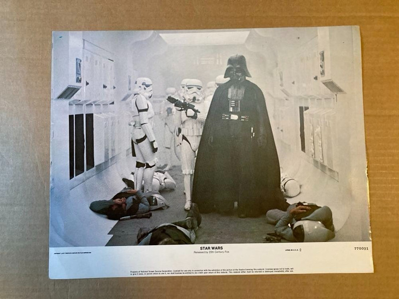 STAR WARS ORIGINAL 14x11" LOBBY CARD SET OF 8 MARK HAMILL HARRISON FORD 1977 