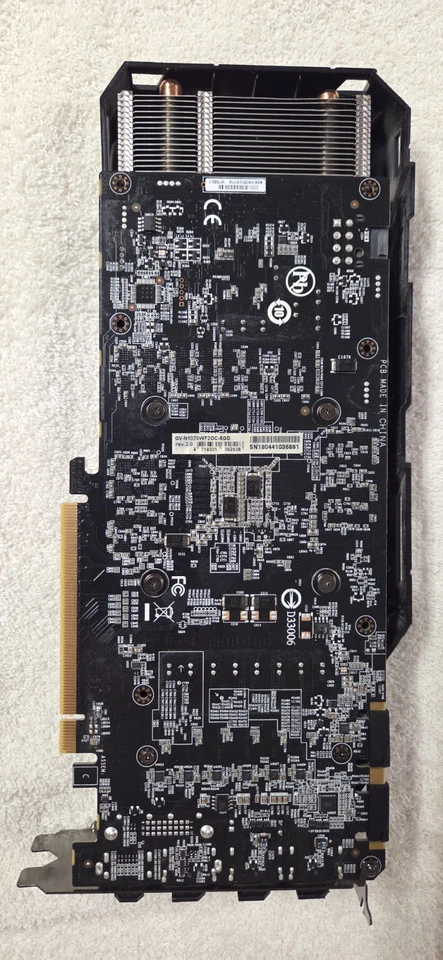 GIGABYTE NVIDIA GeForce GTX 1070 8 GB GDDR5 Graphics Card (GV-N1070WF2OC-8GD) - Image 4 of 4