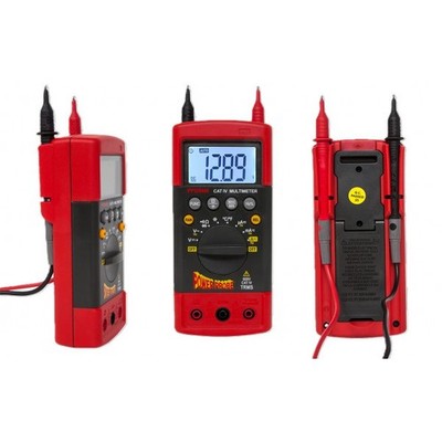 Powerprobe Multimeter CAT-IV Digital Measures AC/DC Voltage, Current Res - PPDMM