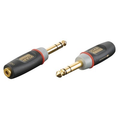 DAP Adapter Jack Stereo Männlich Mini-Jack Mono Weiblich (mit 2x10kOhm Widerstan