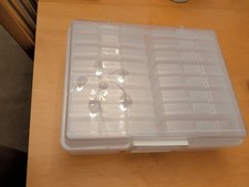 Transparent 4" x 6" Photo Organizers  Photo Storage Box W/ Handle 16 Inner