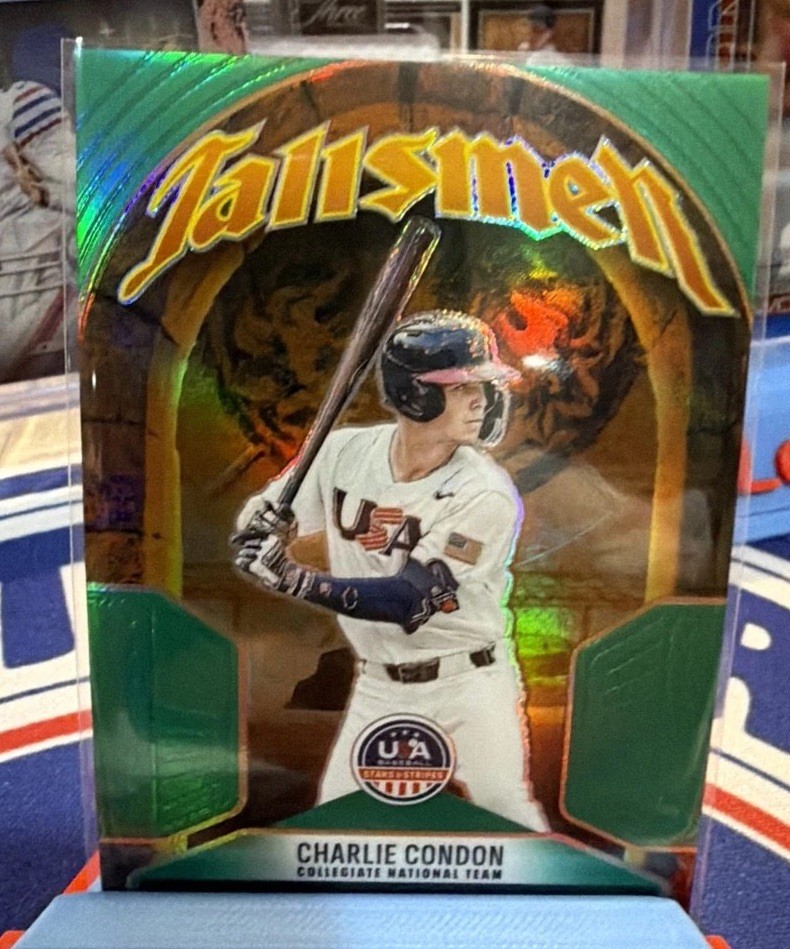 2026 Panini Stars & Stripes Prizm - Talisman Charlie Condon #23 Green Prizm (RC)