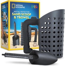 NATIONAL GEOGRAPHIC Metal Detector Accessories   Includes Sand Scoop for Metal