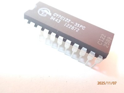 CYPRESS CY7C122-35PC SRAM 256x4 DIP22 ARCADE VINTAGE COMPUTER REPARATUR x2 Stück