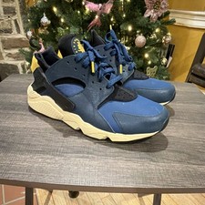 Nike Air Huarache Premium Armory Navy Blue Black DZ4852-001 Sneaker