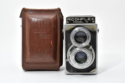 Ricoh Ricohflex Modell VII analoge TLR-Kamera 6 x 6 80 mm f/3,5 aus Japan #26...