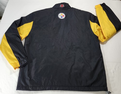 Pittsburgh Steelers NFL Team Apparel Jacket Fleece Lined Full Zip Men’s Size L - Picture 7 of 14