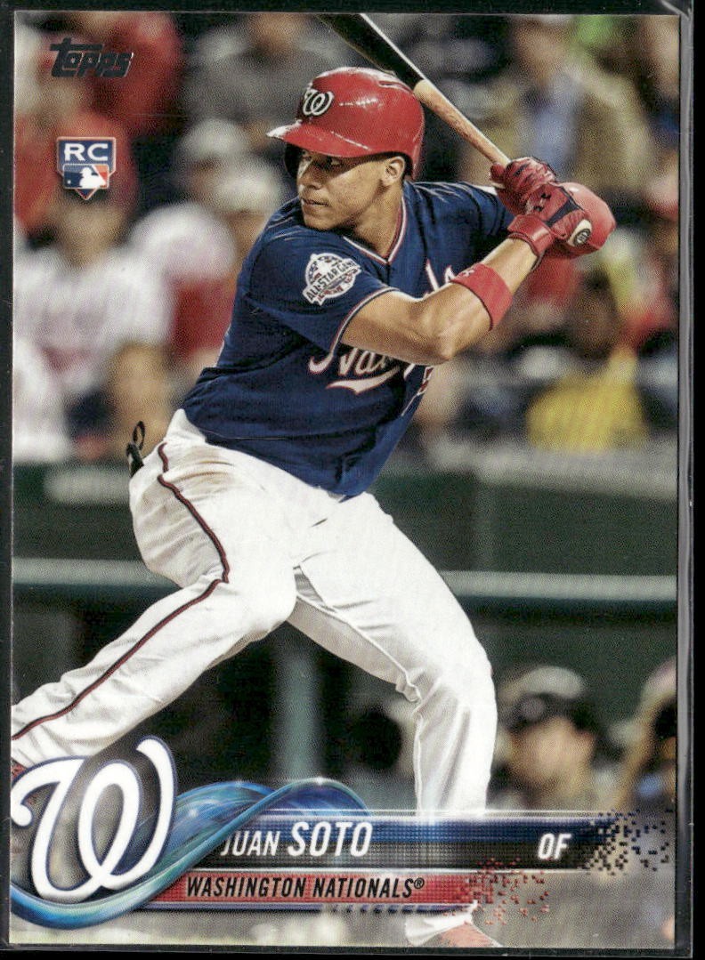 2018 Topps Update Rookie RC Juan Soto #US300 Washington Nationals