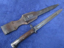 BAYONETA Y VAINA MAUSER ORIGINAL VINTAGE RUMANA CHECA M1918/22 CON RANA