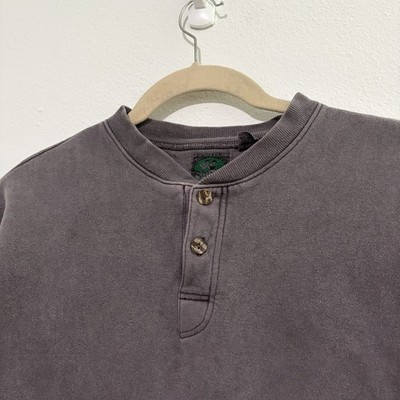 Vintage McIntosh & Seymour Henley Rugby Sweatshirt Mens Large Distressed Faded