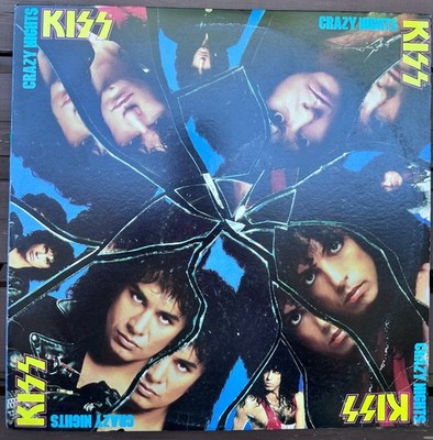 Kiss  Crazy Nights 1987 LP Vinyl 422 832-626 Q1 Mercury VG+