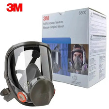 3M 6800 PAINTING SPRAYING RESPIRATOR GAS MASK INDUSTRY CHEMCIAL FULL FACE SAFETY